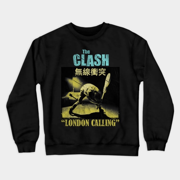 The Clash - Golden Vintage Crewneck Sweatshirt by kilshamy